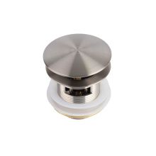 Maax 10037678-105 - Bathtub Pop-Up Metal Drain in Brushed Nickel