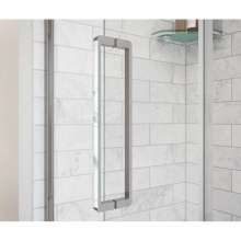 Maax 10068840-282-600 - Specialty Handle for Uptown Pivot and Slider in Chrome and White Marble