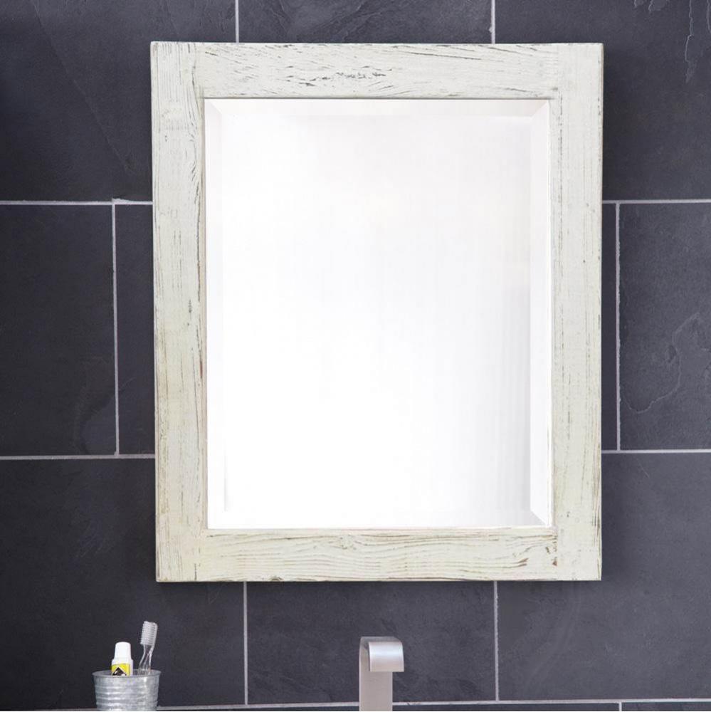 Americana Large Mirror in Whitewash