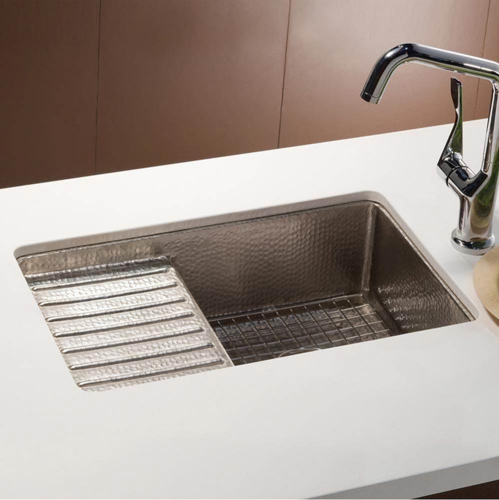 Cantina Pro Bar and Prep Sink in Brushed Nickel