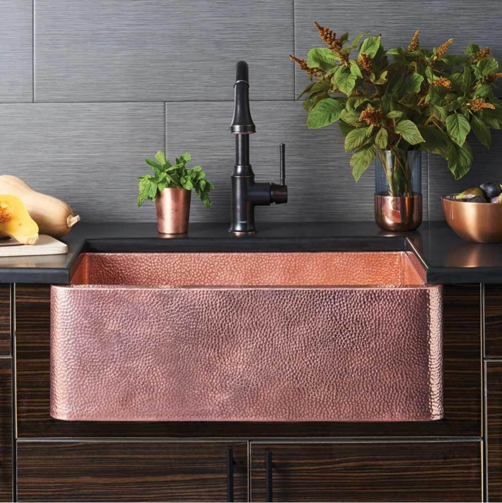Farmhouse 30 in Polished Copper