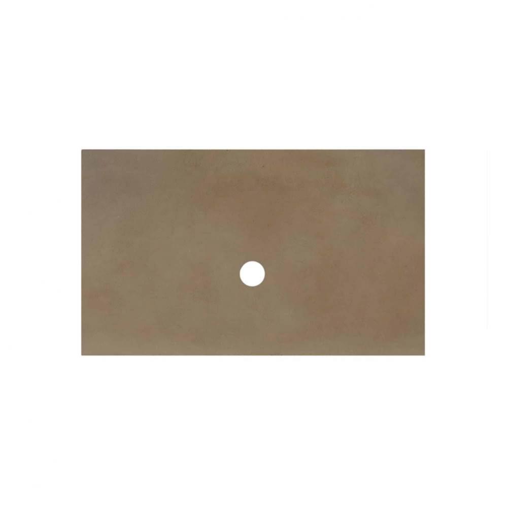 36'' Native Stone Vanity Top in Earth- Vessel Cutout with No Faucet Hole