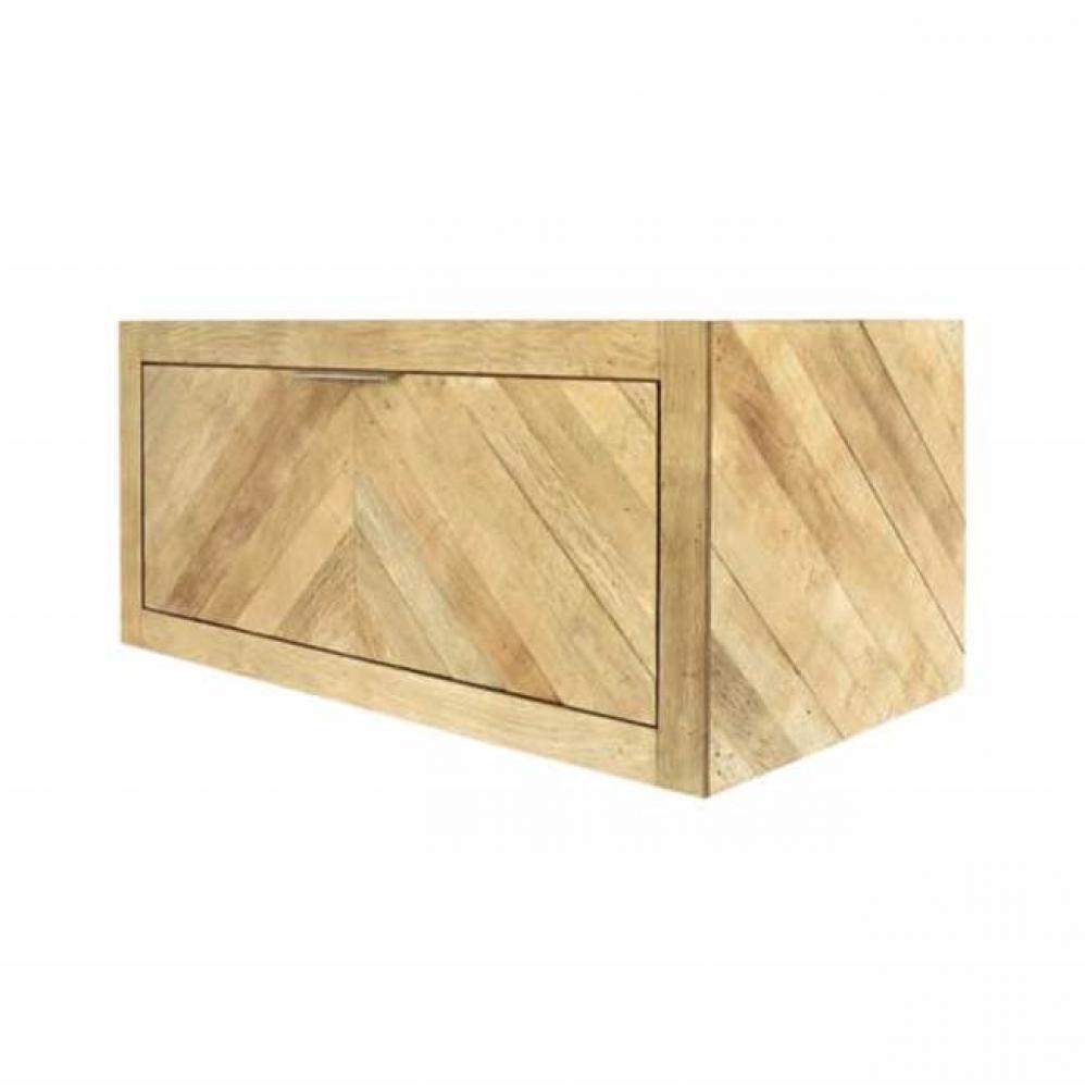 Vintner's Floating Vanity with Drawer in Chardonnay