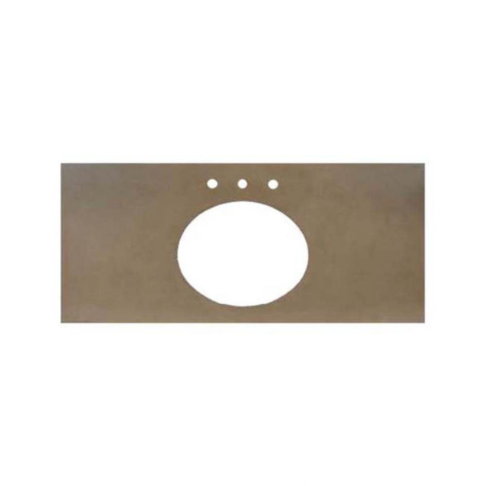 36'' Native Stone Vanity Top in Slate- Oval with 8'' Widespread Cutout