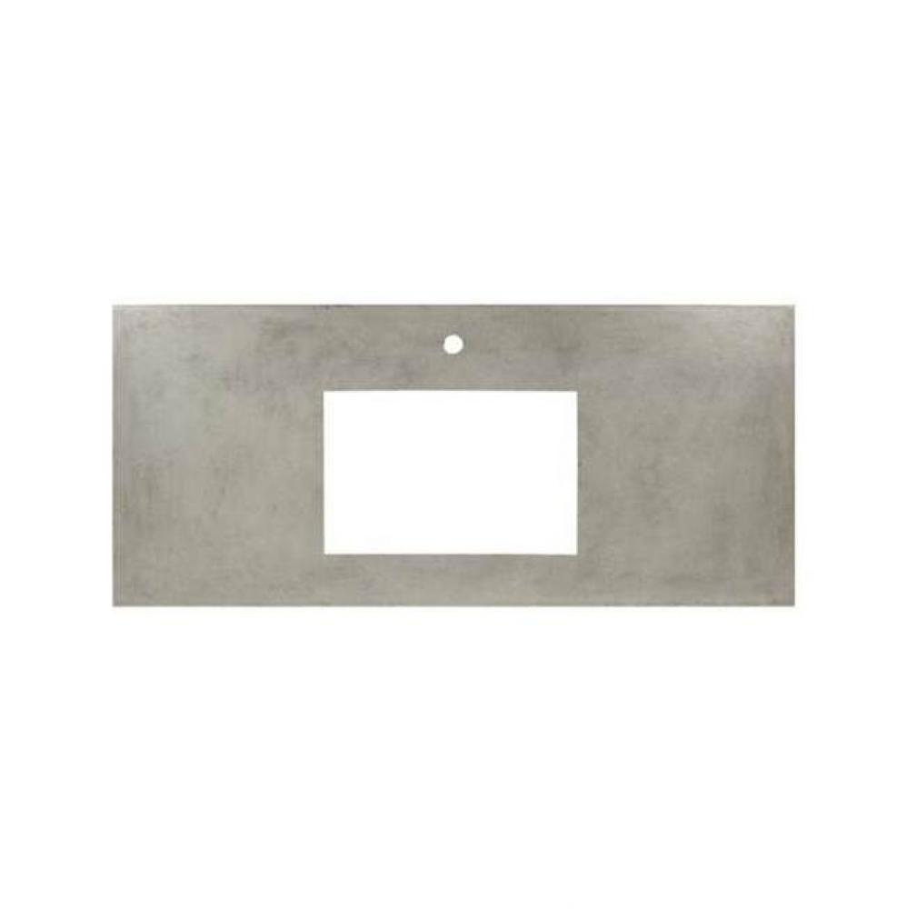 48'' Native Stone Vanity Top in Slate- Rectangle with Single Hole Cutout