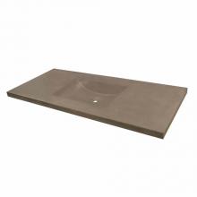 Native Trails NSVNT48-E1 - 48'' Palomar Vanity Top with Integral Sink in Earth - Single Faucet Cutout