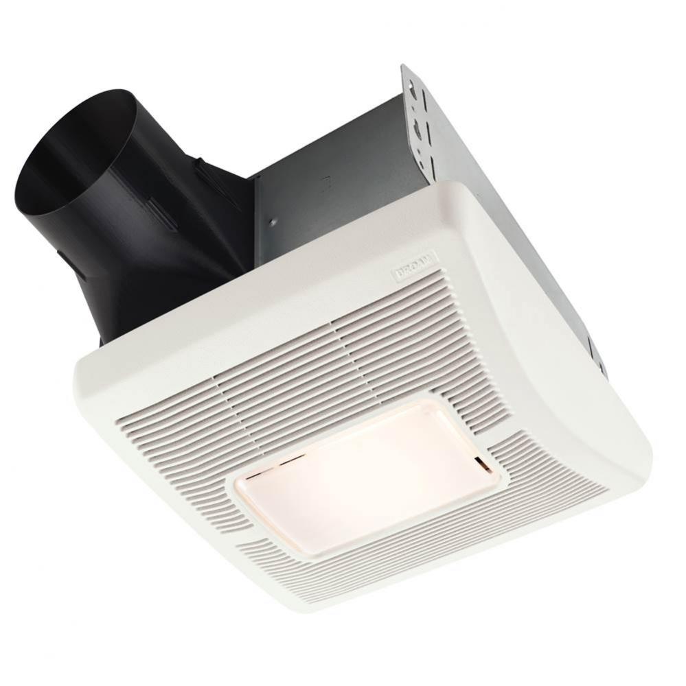 110 CFM 1.3 Sones Ventilation Fan Light
