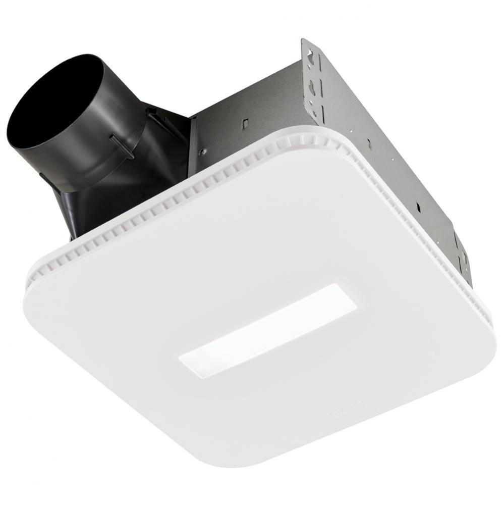 80 CFM 0.7 Sone Ventilation Fan Light with CleanCover Energy Star