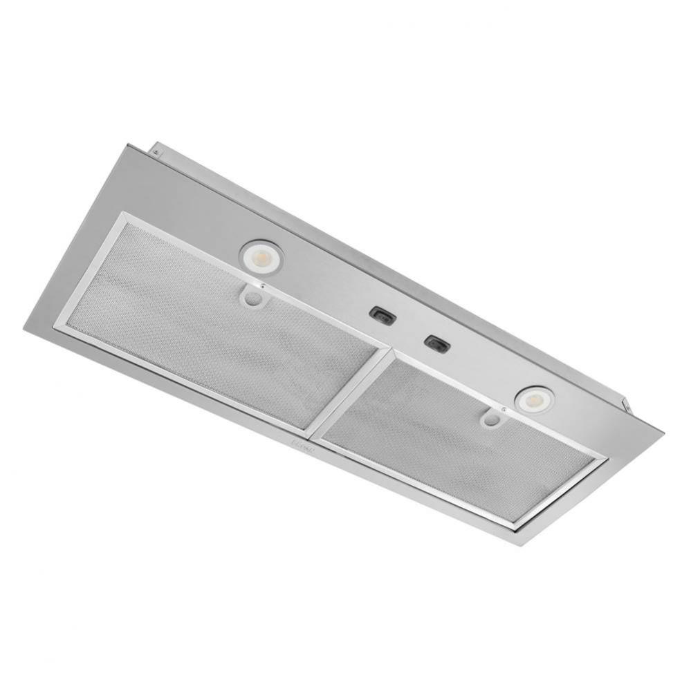 30-Inch Built-In Power Pack Insert w/ Easy Install System, 300 Max Blower CFM, Stainless Steel