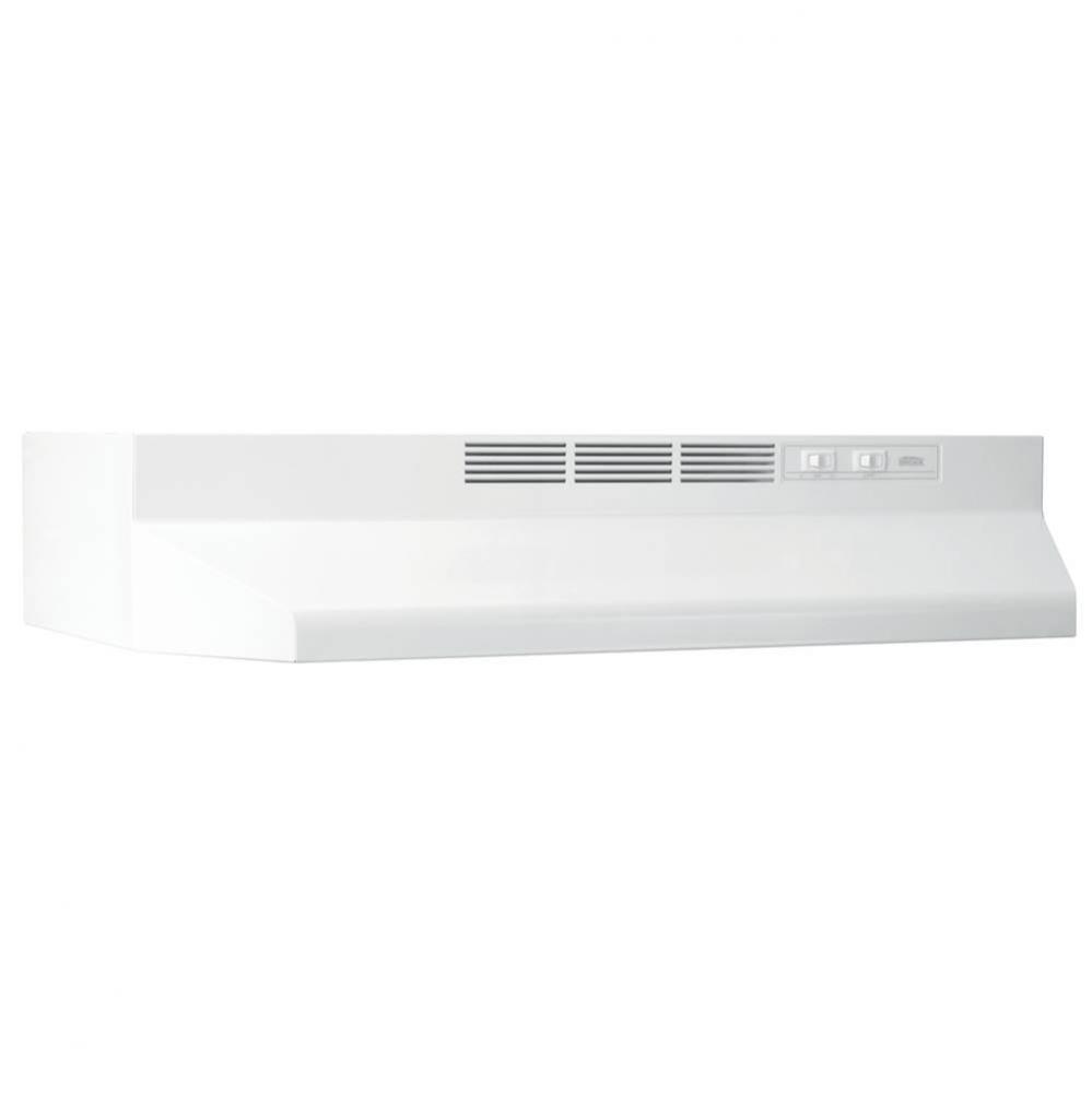 30N Ductless Under-Cabinet, White