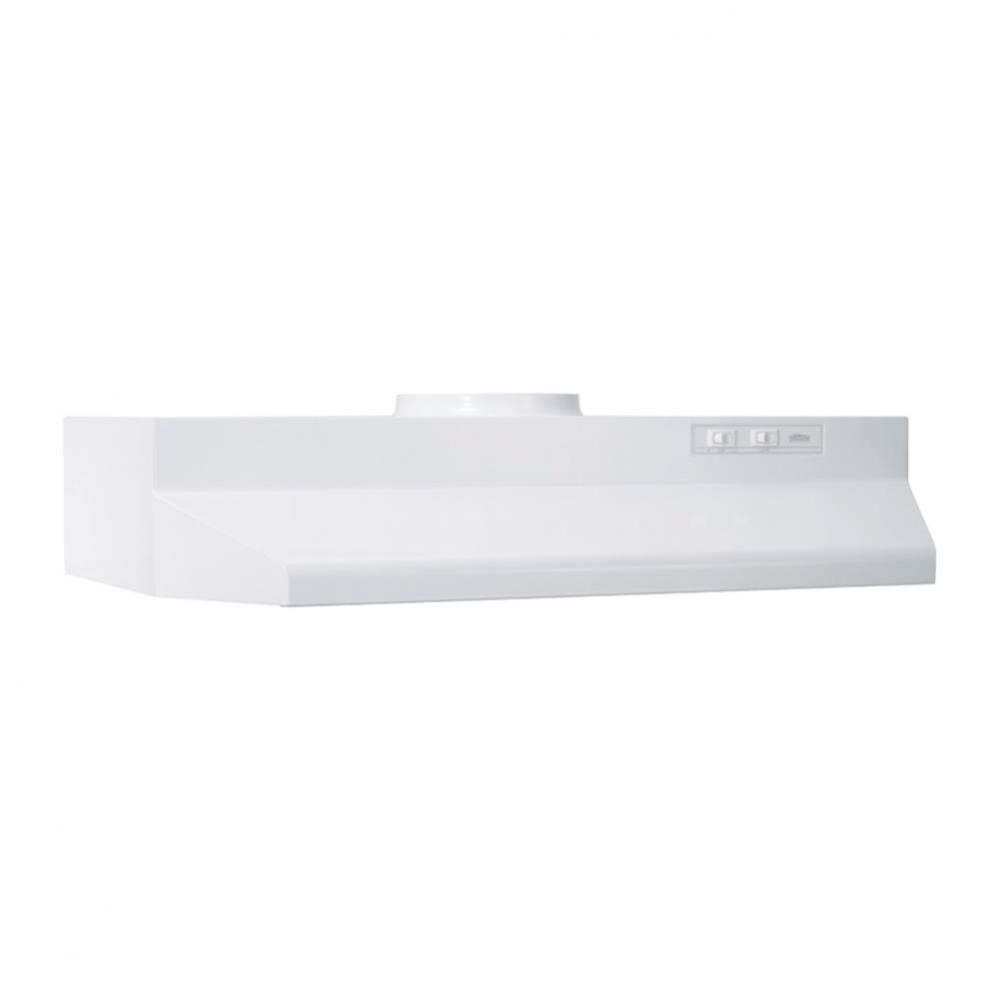 30N Ducted Under-Cabinet, EZ Install System, White