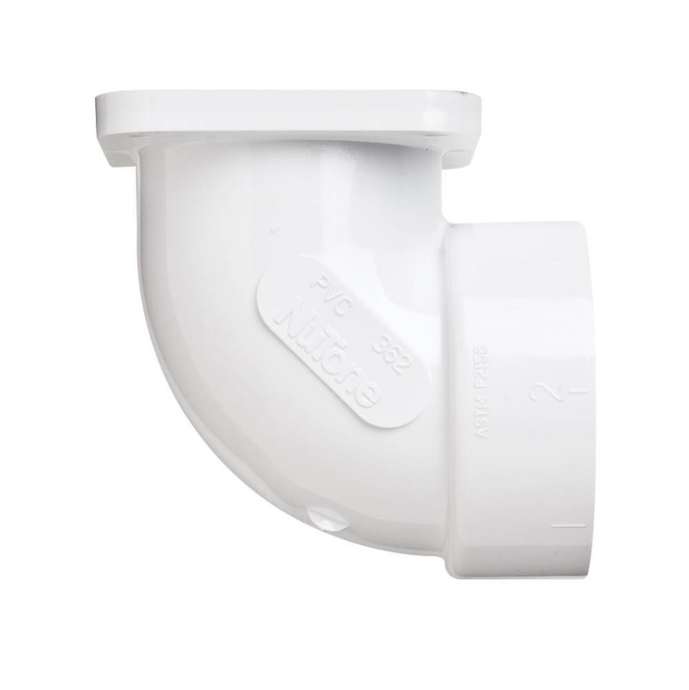 Nutone 90 Degree Flanged Elbow Fitting, Standard