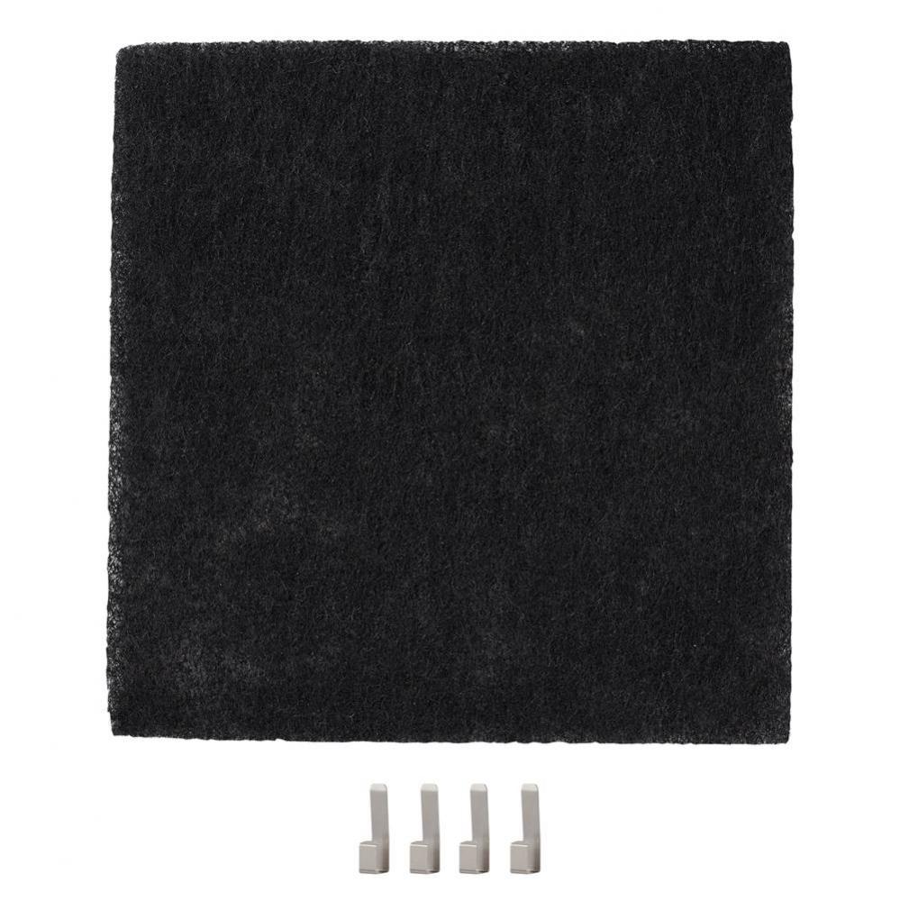 Genuine Replacement Charcoal Filter For Range Hoods, 10-7/8'' X 10-1/2'', Fits