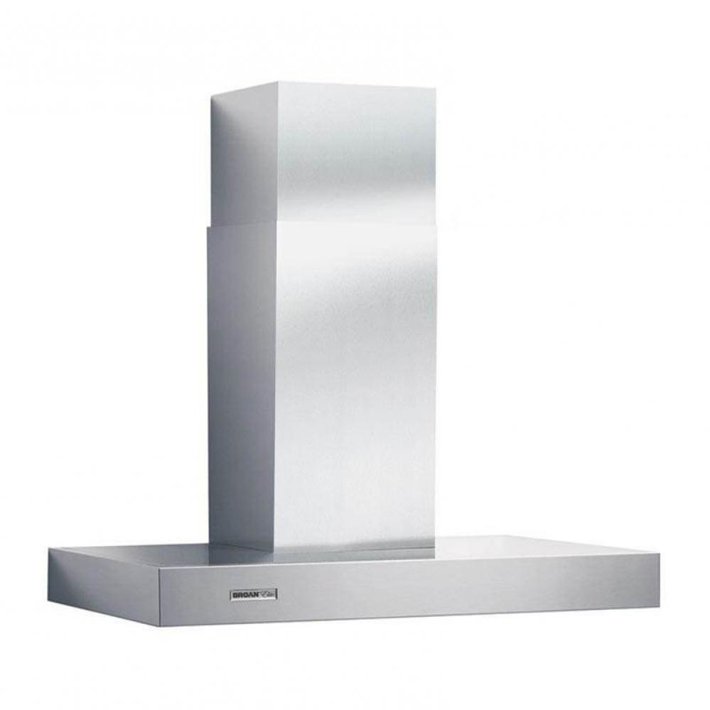 42-Inch Stainless Steel Chimney Hood, 370 CFM Internal Blower