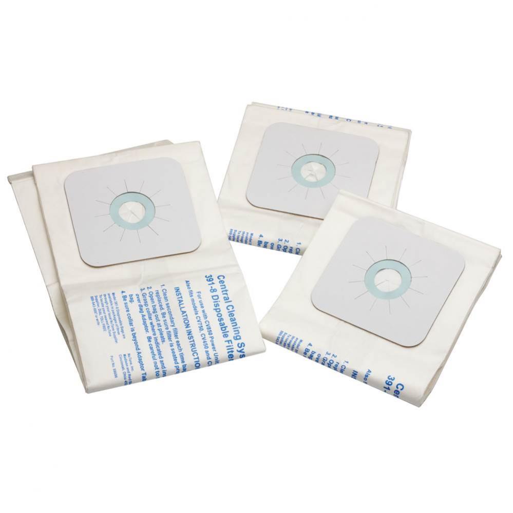 Nutone 6-Gallon Vacuum Bags For Central Vacuums (Set Of 3)