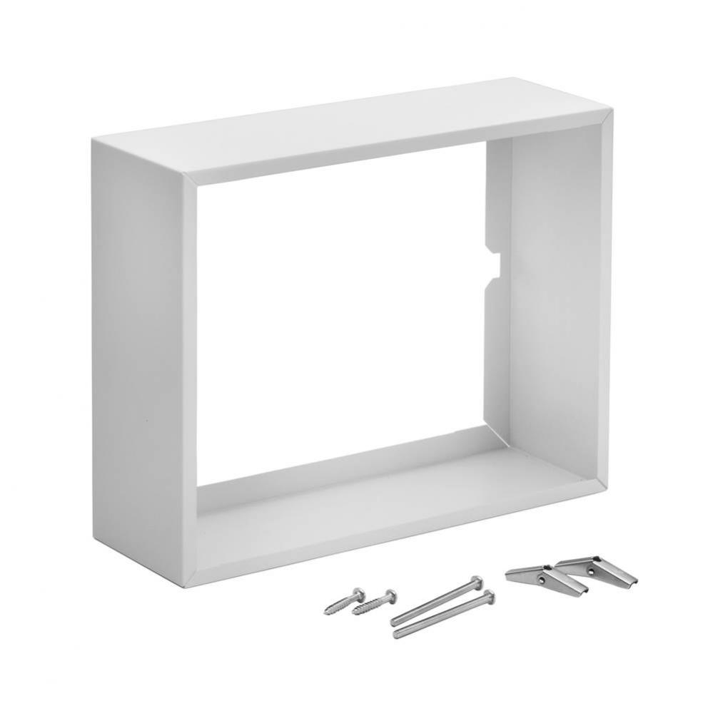 Surface Mount Kit, White Enameled Steel, For Comfort-Flo Wall Heaters