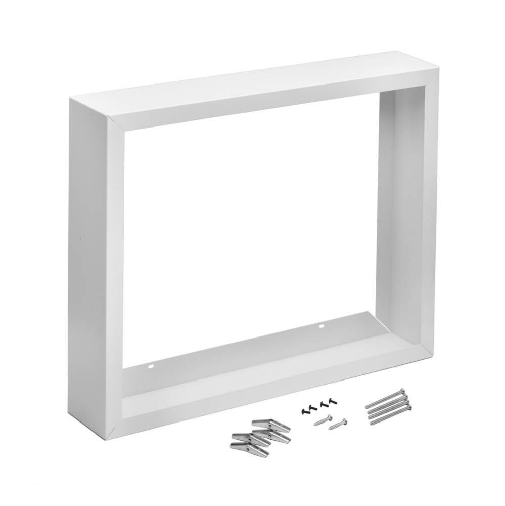 Surface Mount Kit, White Enameled Steel, For High Capacity Wall Heaters