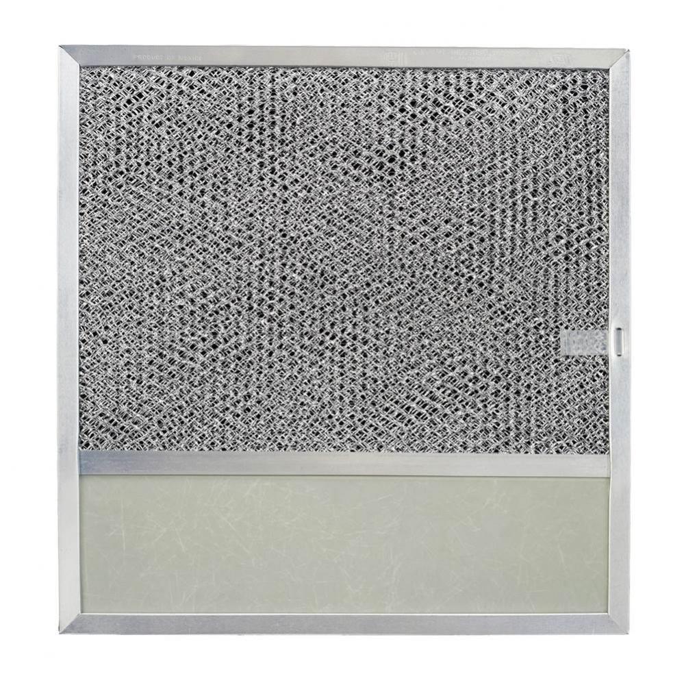 Genuine Replacement Aluminum Filter For Range Hoods, 11-3/8'' X 11-3/4'', Fits
