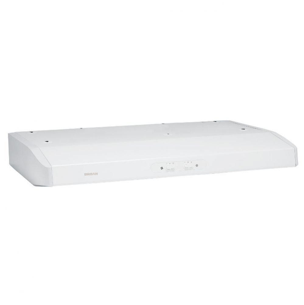 280 CFM 30-Inch Under-Cabinet Hood White