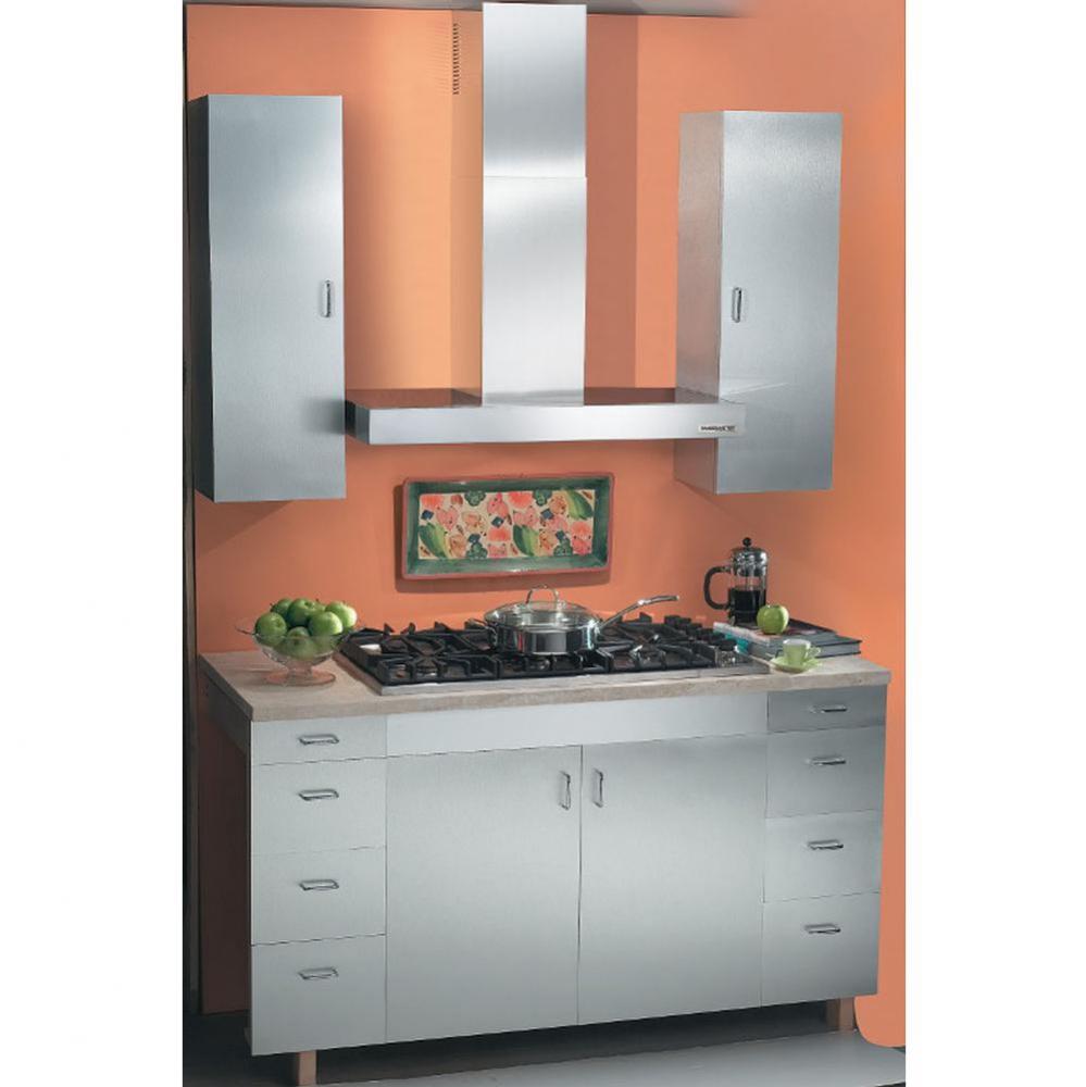 30-Inch Stainless Steel Chimney Hood, 370 CFM Internal Blower