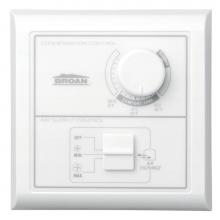Broan Nutone VT1W - Central Control w/Dehumidistat, Off-low-high rocker switch. Low Voltage