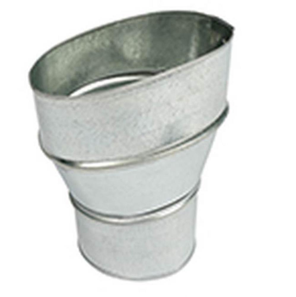 Panasonic WhisperValue 4'' Oval to 3'' Round Duct Adapter, FV-VS43R