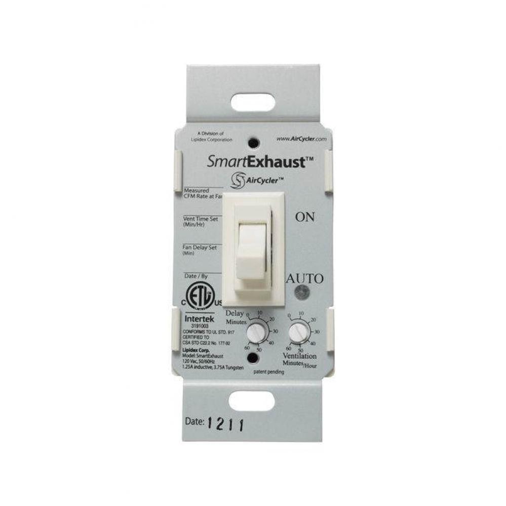 Panasonic SmartExhaust Programmable Fan/Light Switch with Timer and Wall Control, FV-WCPT1-W, Whit