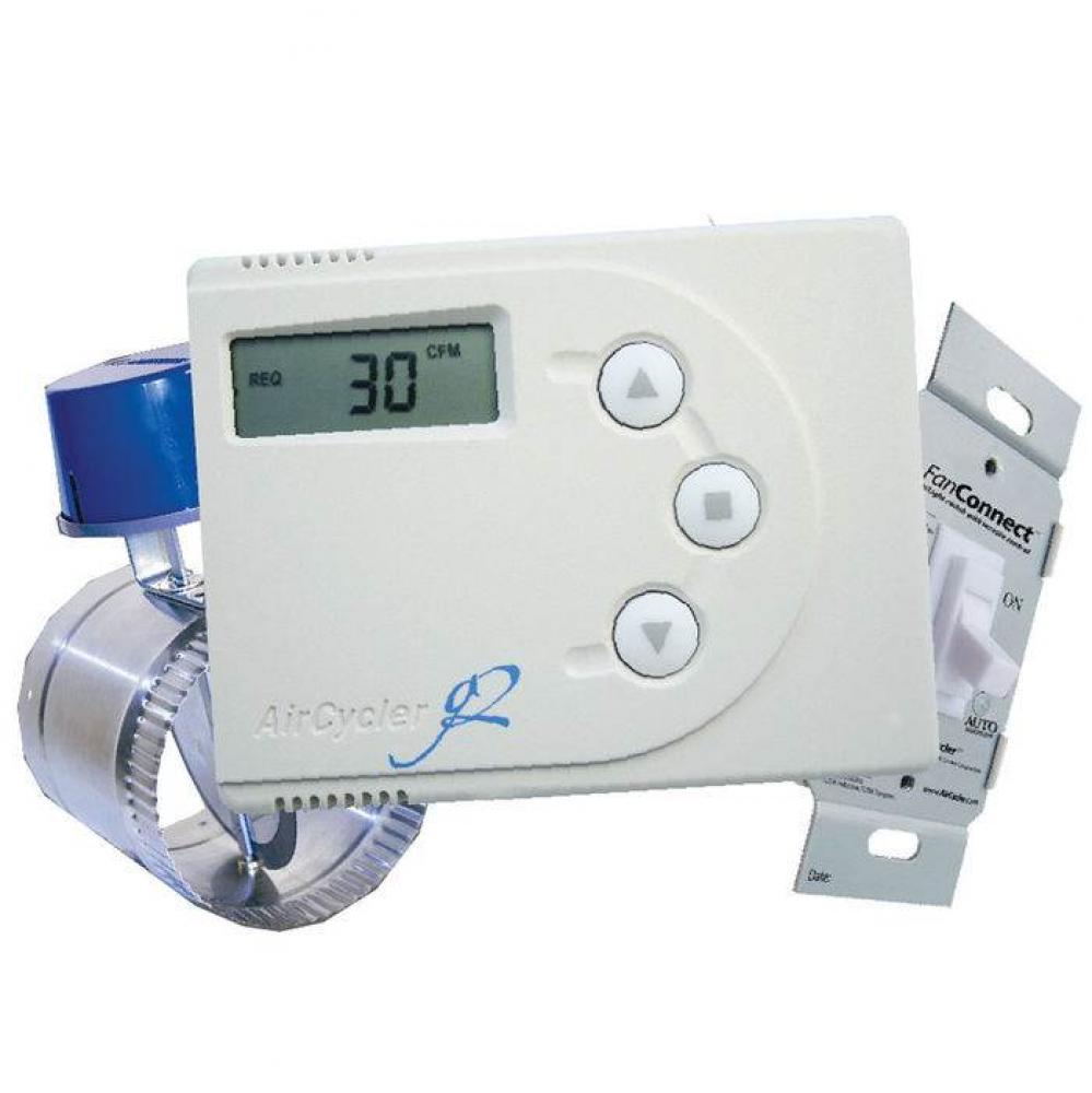 Panasonic SelectCycler Whole House Ventilation System with Controller, Supply Damper and Wall Swit