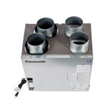 Panasonic FV-12VE1S - Panasonic BalancedHome 120 Elite Energy Recovery Ventilator (ERV), 30-150 CFM, Side Port, Temperat