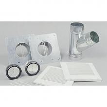 Panasonic PC-NLF06D - Panasonic Installation Kit for In-line Fans and ERVs, 6'' Duct Double Inlet with 2 Grill