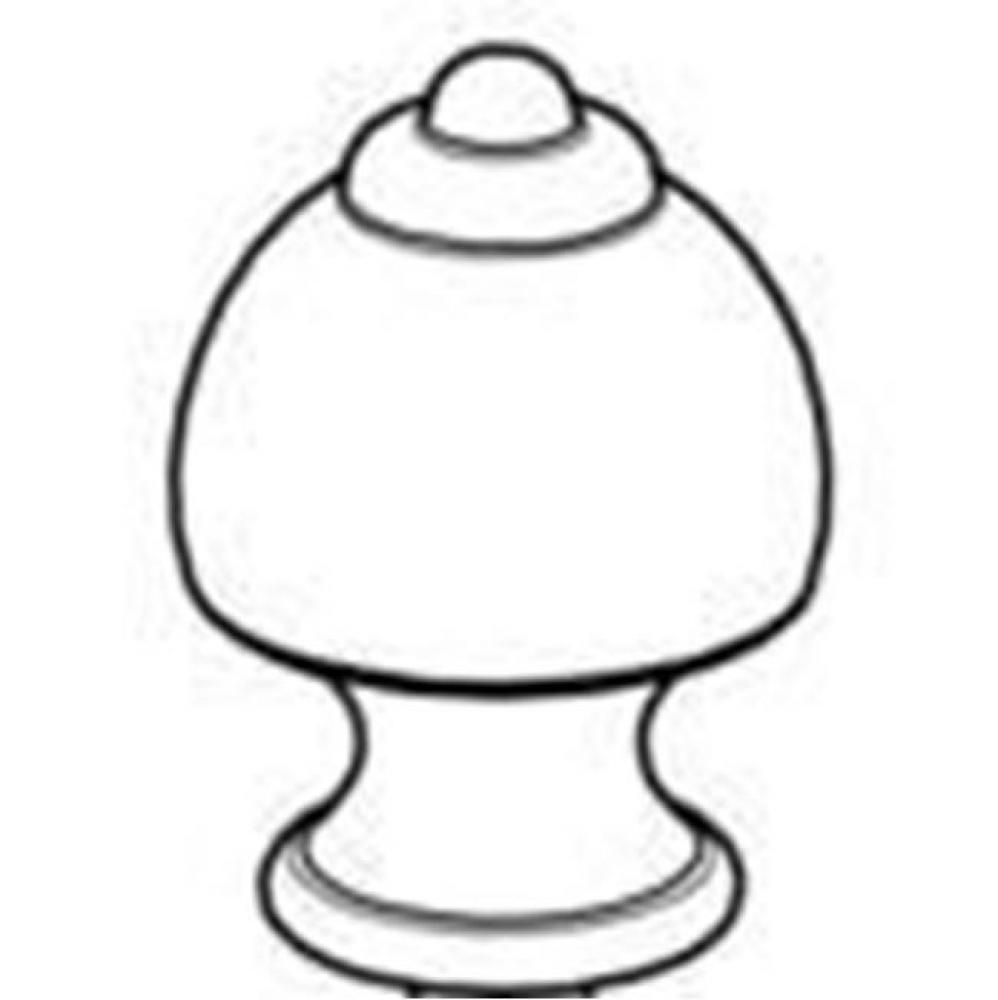 Catalina Lavatory Pull Up Rode Knob in Brushed Nickel