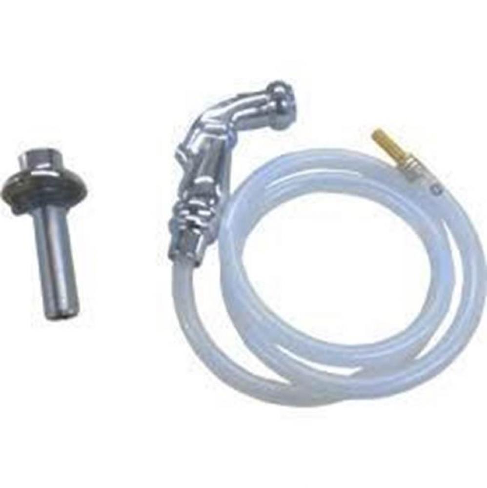 SIDESPRAY W/MNTG HDW CR N.8GPM PVD BN