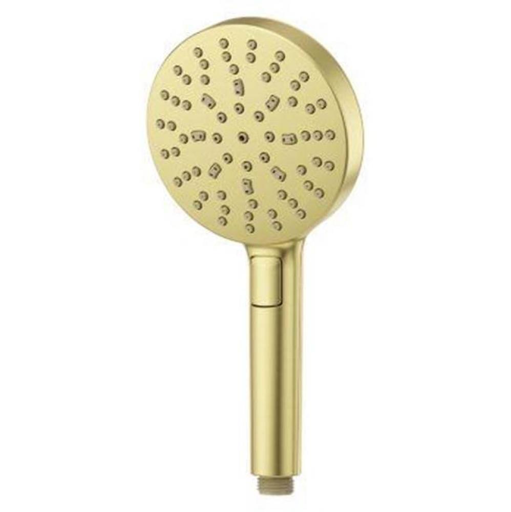 Modern Round Handshower in Brushed Gold