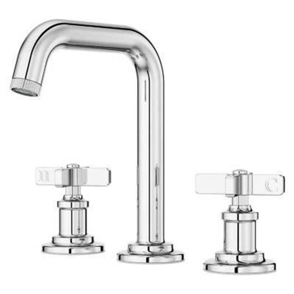 Winter Park 2-Handle 8'' Widespread Wallmount Bathroom Faucet in Polished Chrome