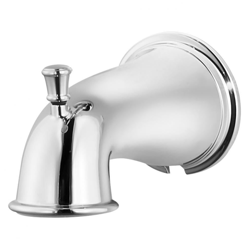 Quick Connect Tub Spout with Diverter in Polished Chrome