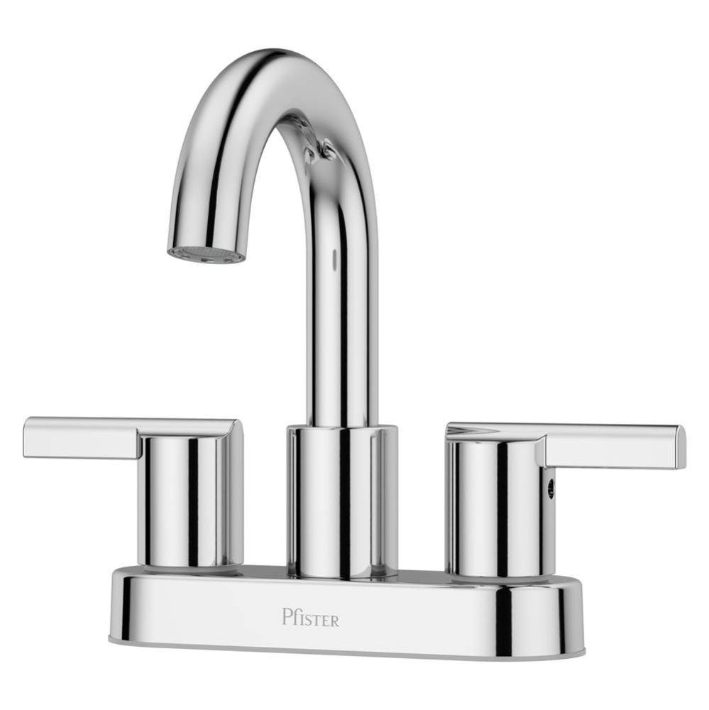 Brislin 2-Handle 4'' Centerset Bathroom Faucet in Polished Chrome