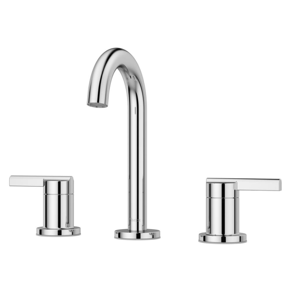 Brislin 2-Handle 8'' Widespread Bathroom Faucet in Polished Chrome