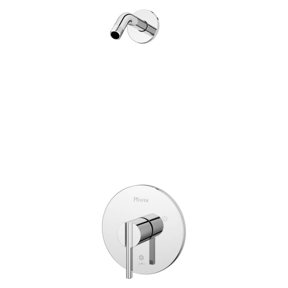 Brislin Shower trim, Showerhead not Included in Polished Chrome