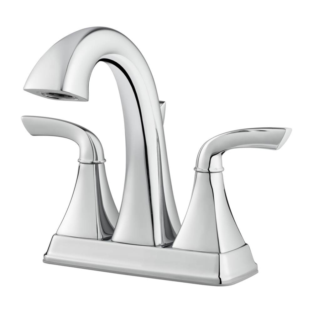 Bronson 2-Handle 4'' Centerset Bathroom Faucet in Polished Chrome