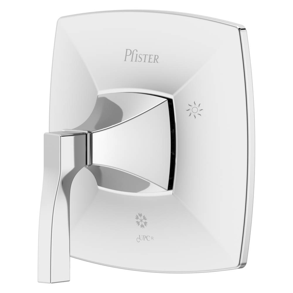 Holliston Diverter Valve Trim in Polished Chrome