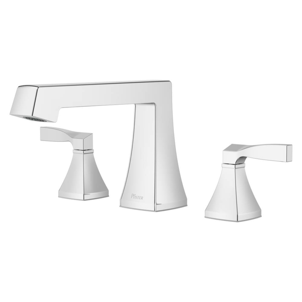 Holliston Roman Tub Faucet Trim in Polished Chrome