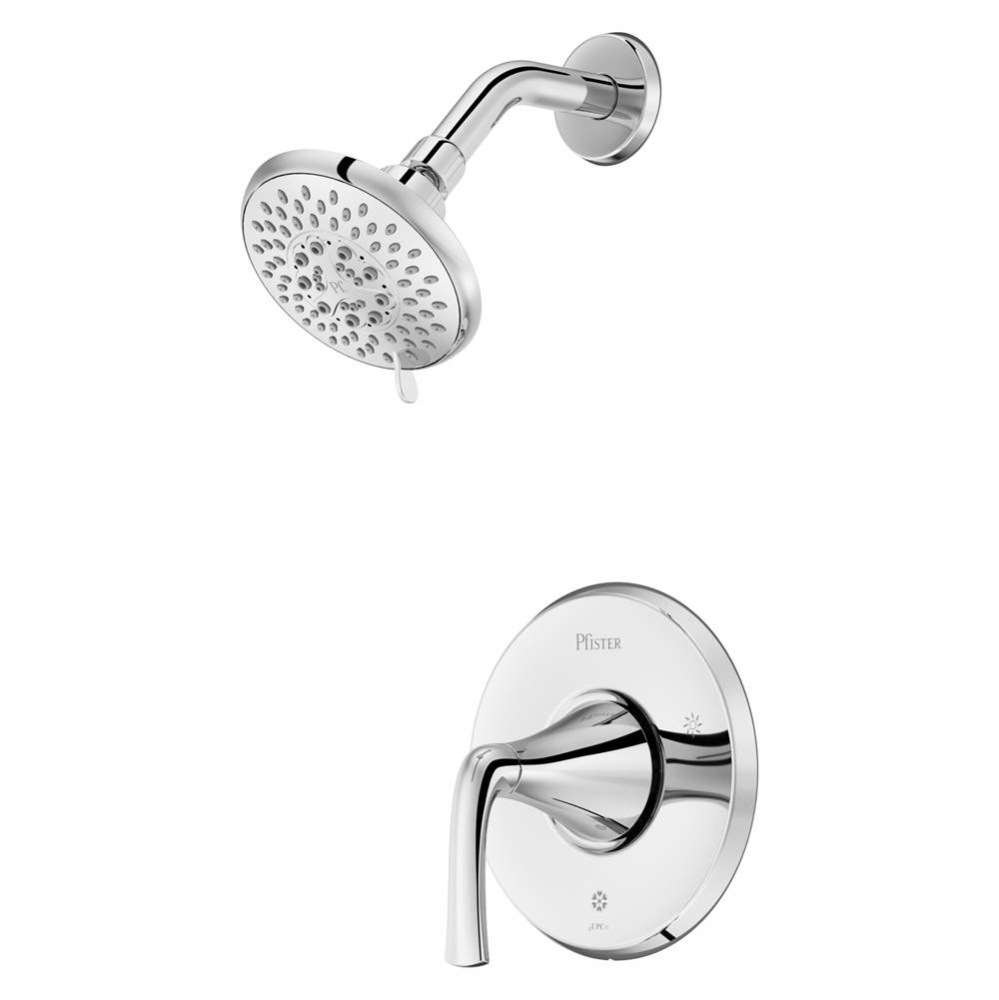 McAllen 1-Handle Shower Only Trim Kit in Polished Chrome