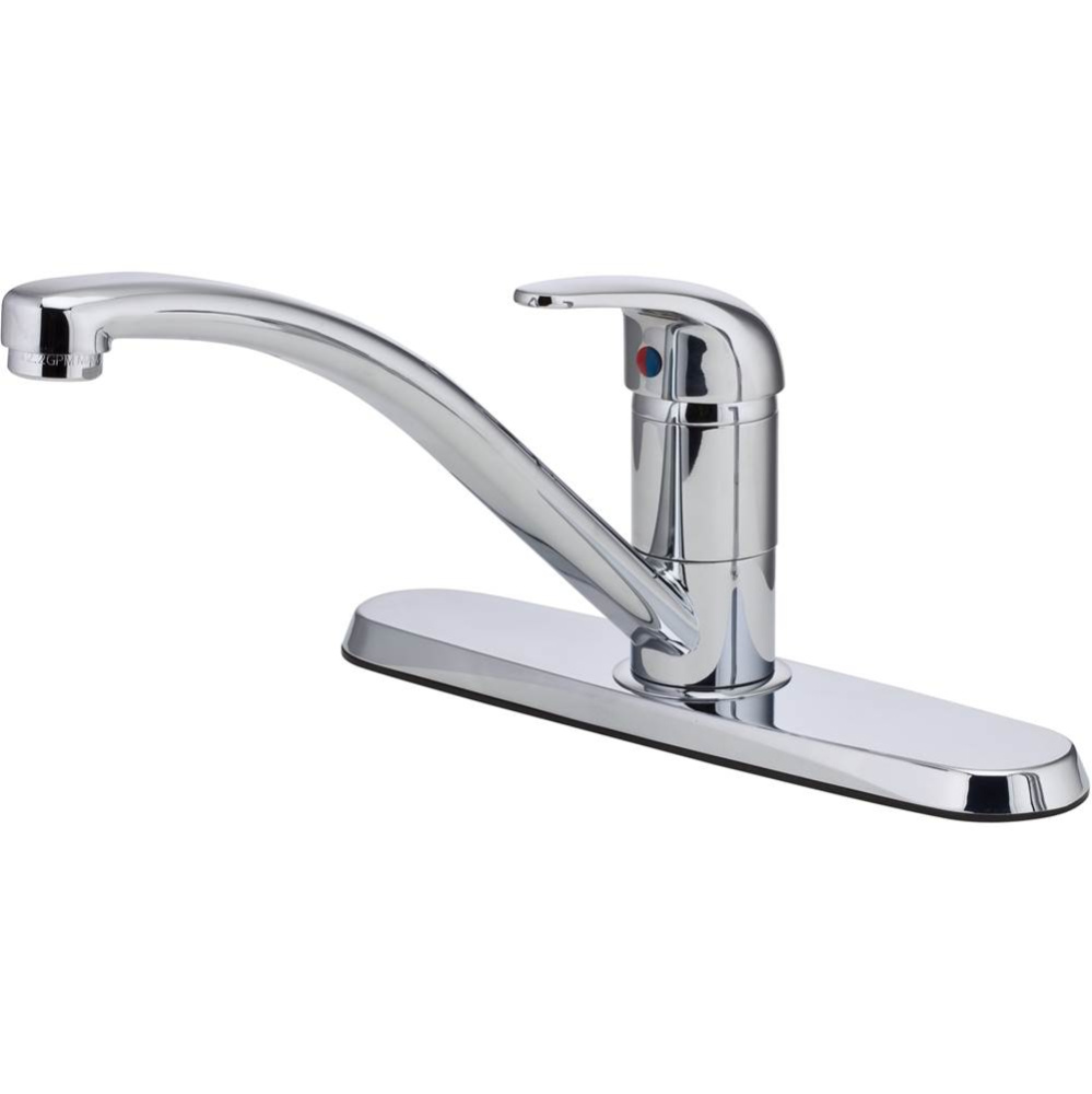 Pfirst Series 1-Handle Kitchen Faucet in Polished Chrome