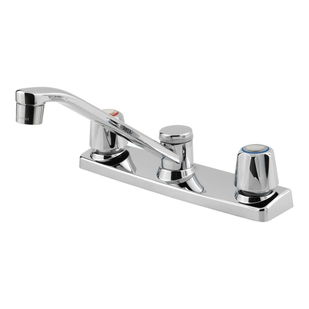 Pfirst Series 2-Handle Kitchen Faucet in Polished Chrome