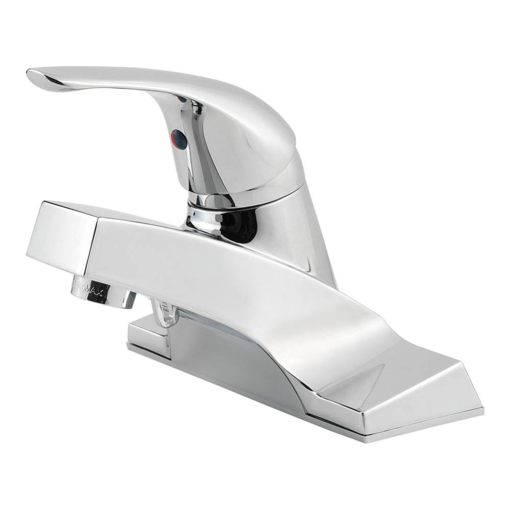 Pfirst Series Single Control 4'' Centerset Bathroom Faucet in Polished Chrome