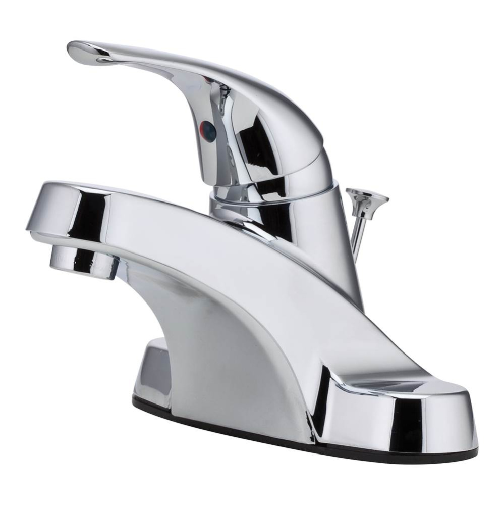 Pfirst Series Single Control 4'' Centerset Bathroom Faucet in Polished Chrome