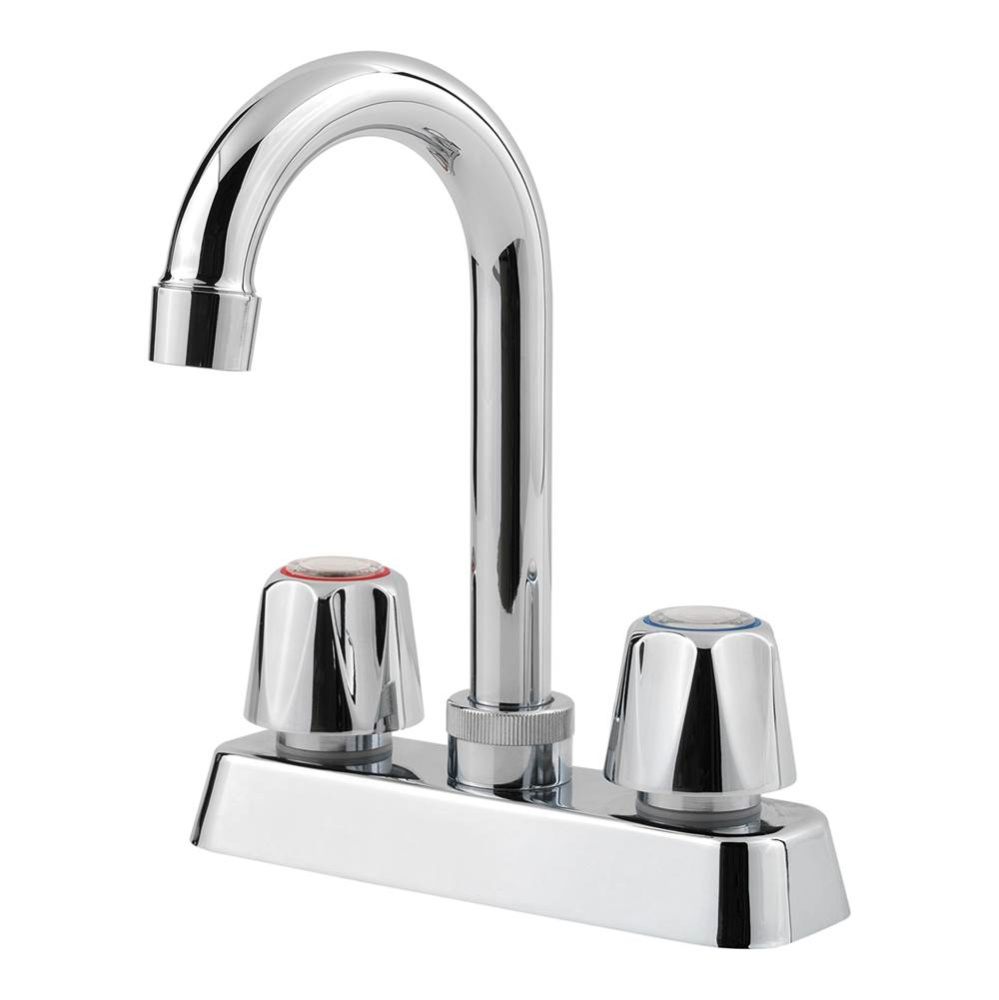 Pfirst Series 2-Handle Bar/Prep Kitchen Faucet in Polished Chrome