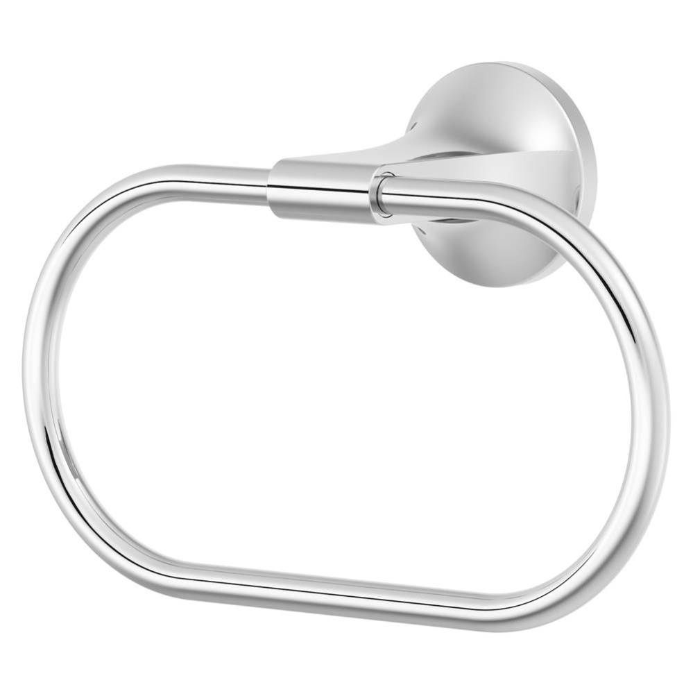 Pfirst Modern Towel Ring in Polished Chrome