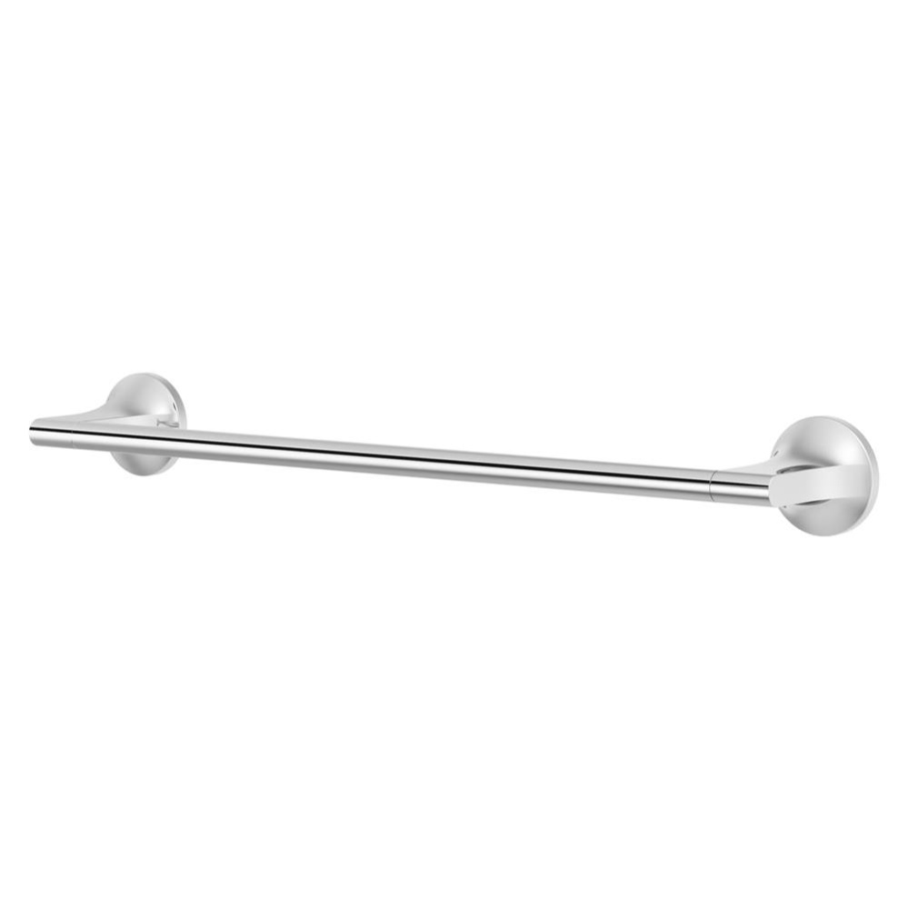 Pfirst Modern 18'' Towel Bar in Polsiehd Chrome