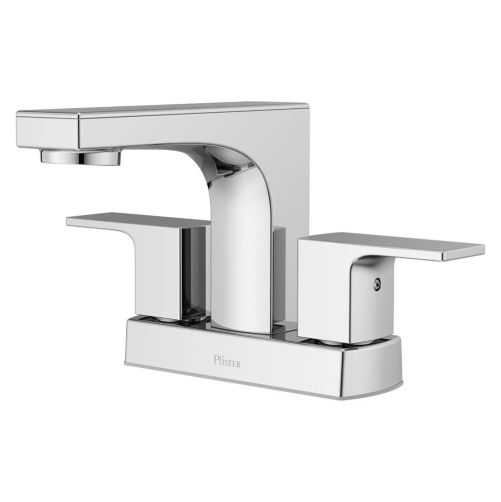 Pfirst Modern 4 in. Centerset Faucet in Polished Chrome